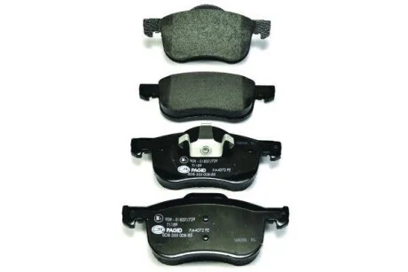 Тормозные колодки дисковые, комплект HELLA 8DB 355 008-851