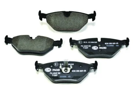Тормозные колодки дисковые, комплект HELLA 8DB 355 009-051