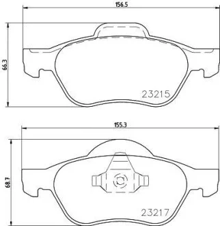 Тормозные колодки дисковые, комплект HELLA 8DB 355 009-091