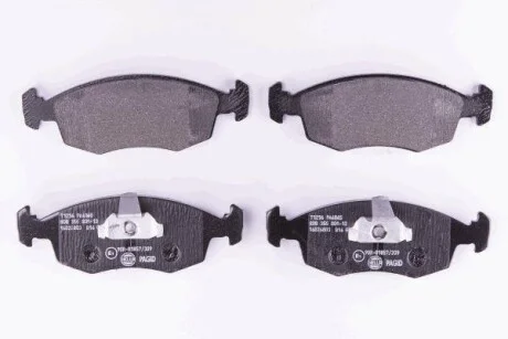 Тормозные колодки дисковые, комплект HELLA 8DB 355 009-131