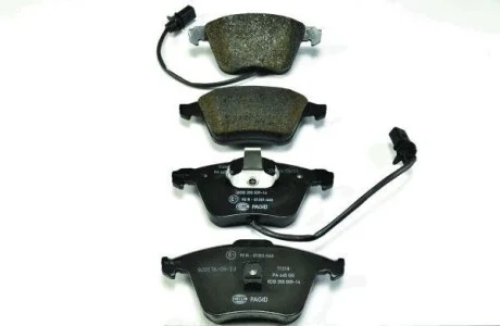 Тормозные колодки дисковые, комплект HELLA 8DB 355 009-141