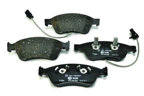 Тормозные колодки дисковые, комплект HELLA 8DB 355 009-211