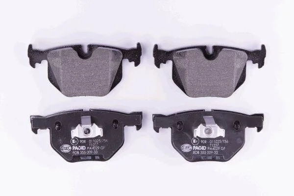 Тормозные колодки дисковые, комплект HELLA 8DB 355 009-331 (фото 1)