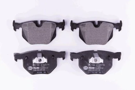 Тормозные колодки дисковые, комплект HELLA 8DB 355 009-331