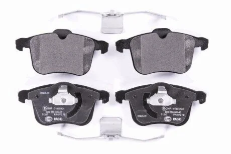 Тормозные колодки дисковые, комплект HELLA 8DB 355 009-431