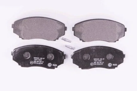 Тормозные колодки дисковые, комплект HELLA 8DB 355 009-641