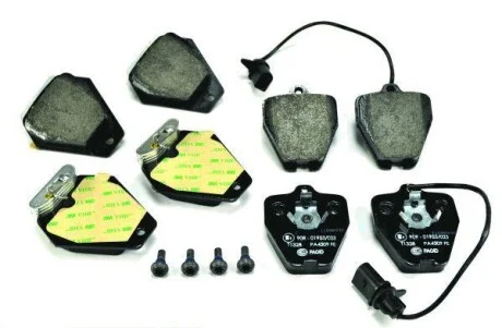 Тормозные колодки дисковые, комплект HELLA 8DB 355 010-191