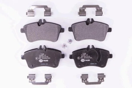 Тормозные колодки дисковые, комплект HELLA 8DB 355 010-331