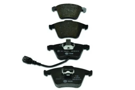 Тормозные колодки дисковые, комплект HELLA 8DB 355 010-351
