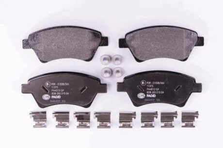 Тормозные колодки дисковые, комплект HELLA 8DB 355 010-541