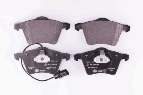 Тормозные колодки дисковые, комплект HELLA 8DB 355 010-631