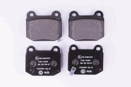 Тормозные колодки дисковые, комплект HELLA 8DB 355 010-691