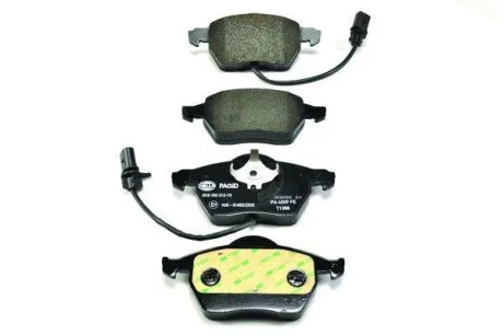 Тормозные колодки дисковые, комплект HELLA 8DB 355 010-731