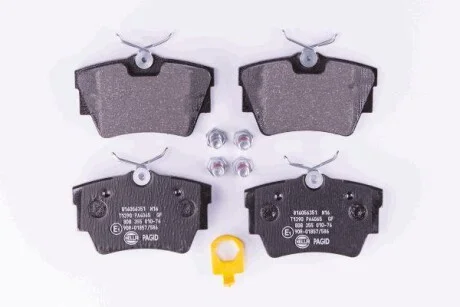 Тормозные колодки дисковые, комплект HELLA 8DB 355 010-761