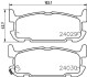 Тормозные колодки дисковые, комплект HELLA 8DB 355 010-931 (фото 2)