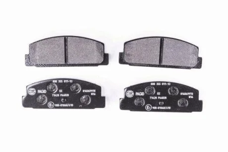 Тормозные колодки дисковые, комплект HELLA 8DB 355 011-131