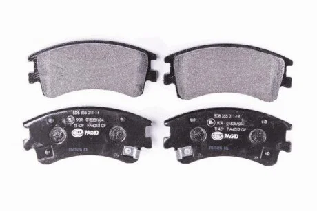 Тормозные колодки дисковые, комплект HELLA 8DB 355 011-141