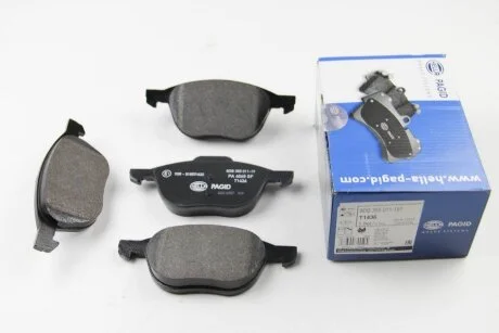Тормозные колодки дисковые, комплект HELLA 8DB 355 011-191