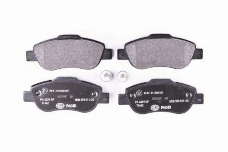 Тормозные колодки дисковые, комплект HELLA 8DB 355 011-241