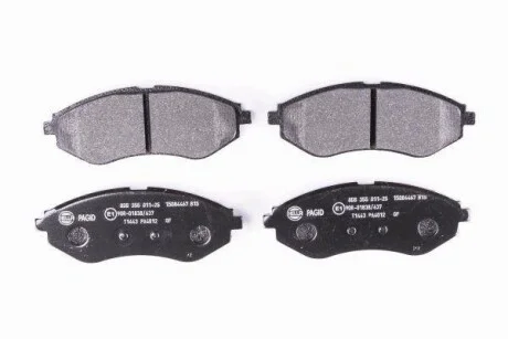 Тормозные колодки дисковые, комплект HELLA 8DB 355 011-251