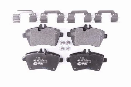 Тормозные колодки дисковые, комплект HELLA 8DB 355 011-381