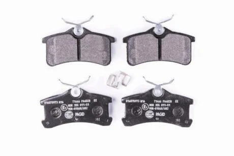 Тормозные колодки дисковые, комплект HELLA 8DB 355 011-511