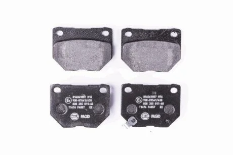 Тормозные колодки дисковые, комплект HELLA 8DB 355 011-601