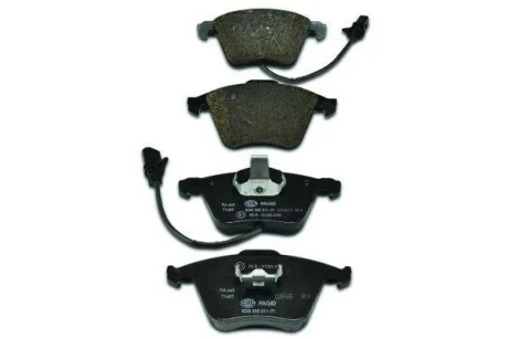 Тормозные колодки дисковые, комплект HELLA 8DB 355 011-711