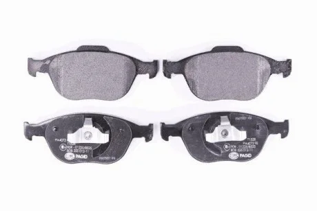 Тормозные колодки дисковые, комплект HELLA 8DB 355 012-111