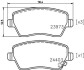 Тормозные колодки дисковые, комплект HELLA 8DB 355 012-301 (фото 2)