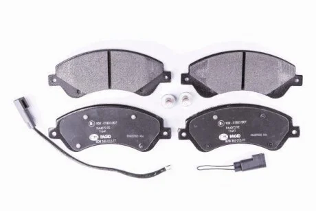 Тормозные колодки дисковые, комплект HELLA 8DB 355 012-771
