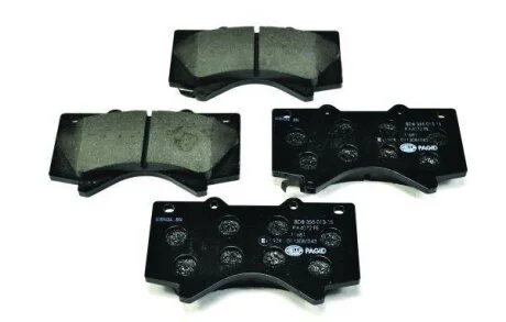 Тормозные колодки дисковые, комплект HELLA 8DB 355 013-151