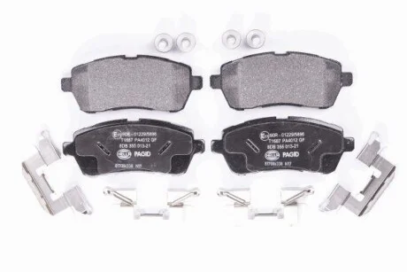 Тормозные колодки дисковые, комплект HELLA 8DB 355 013-211
