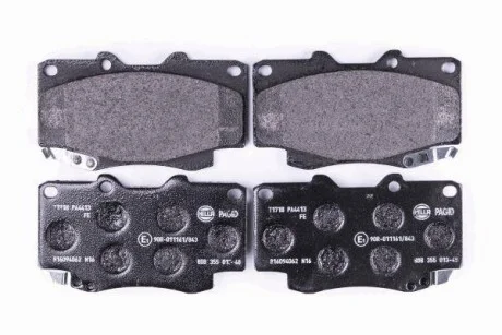 Тормозные колодки дисковые, комплект HELLA 8DB 355 013-481