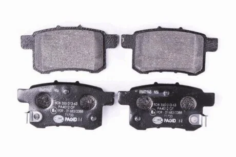 Тормозные колодки дисковые, комплект HELLA 8DB 355 013-631