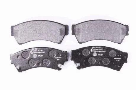 Тормозные колодки дисковые, комплект HELLA 8DB 355 013-761