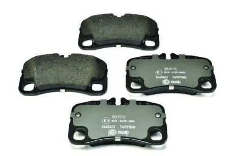 Тормозные колодки дисковые, комплект HELLA 8DB 355 013-791