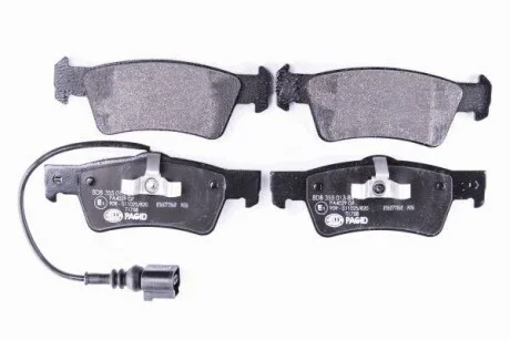 Тормозные колодки дисковые, комплект HELLA 8DB 355 013-841