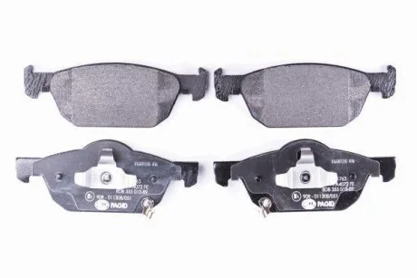 Тормозные колодки дисковые, комплект HELLA 8DB 355 013-891