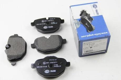 Тормозные колодки дисковые, комплект HELLA 8DB 355 013-921