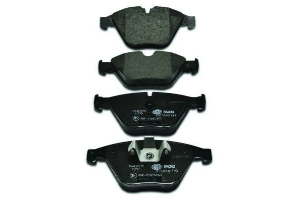 Тормозные колодки дисковые, комплект HELLA 8DB 355 013-931 (фото 1)