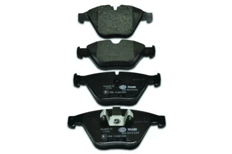 Тормозные колодки дисковые, комплект HELLA 8DB 355 013-931