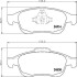 Колодки гальмівні Дискові Комплект; передн. / Kaptur 2.0 2013>, Duster 2011> HELLA 8DB355014791 (фото 2)