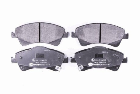 Тормозные колодки дисковые, комплект HELLA 8DB 355 014-881