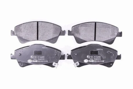 Тормозные колодки дисковые, комплект HELLA 8DB 355 014-881