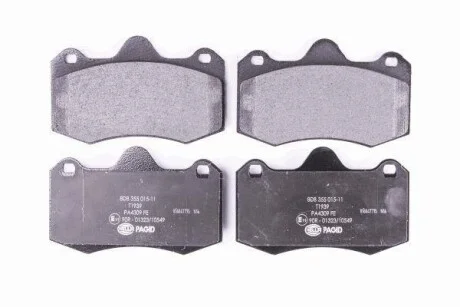 Тормозные колодки дисковые, комплект HELLA 8DB 355 015-111