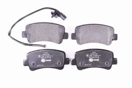 Тормозные колодки дисковые, комплект HELLA 8DB 355 015-301