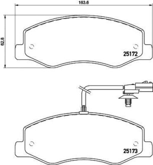 Тормозные колодки дисковые, комплект HELLA 8DB 355 015-311