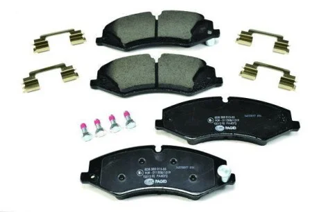 Тормозные колодки дисковые, комплект HELLA 8DB 355 015-551