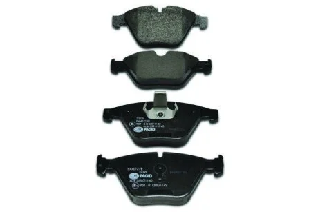 Тормозные колодки дисковые, комплект HELLA 8DB 355 015-601
